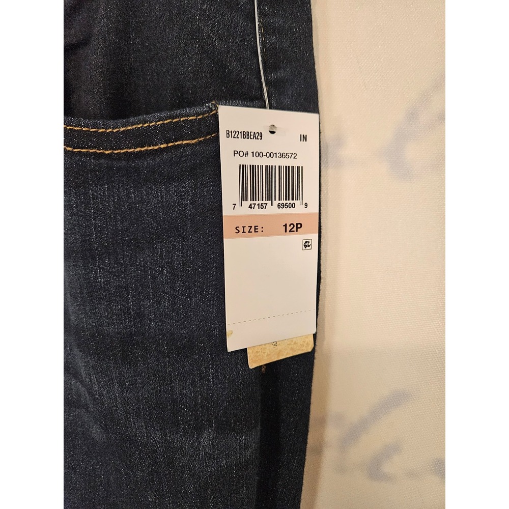 Democracy Ab Solution Itty Bitty Boot Jeans 12P Dark Indigo NEW - Picture 4 of 11